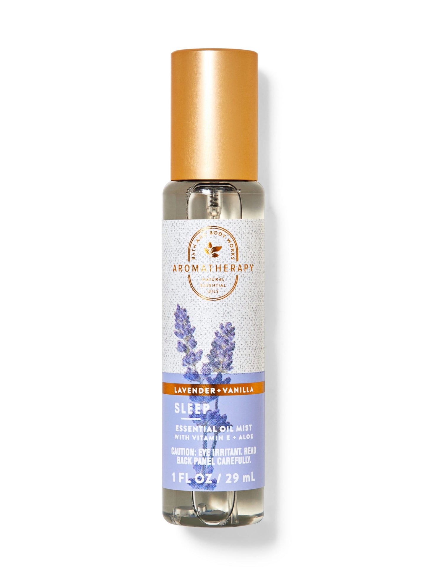 Lavender Vanilla Travel Size Essential Oil Mist - Aromatherapy