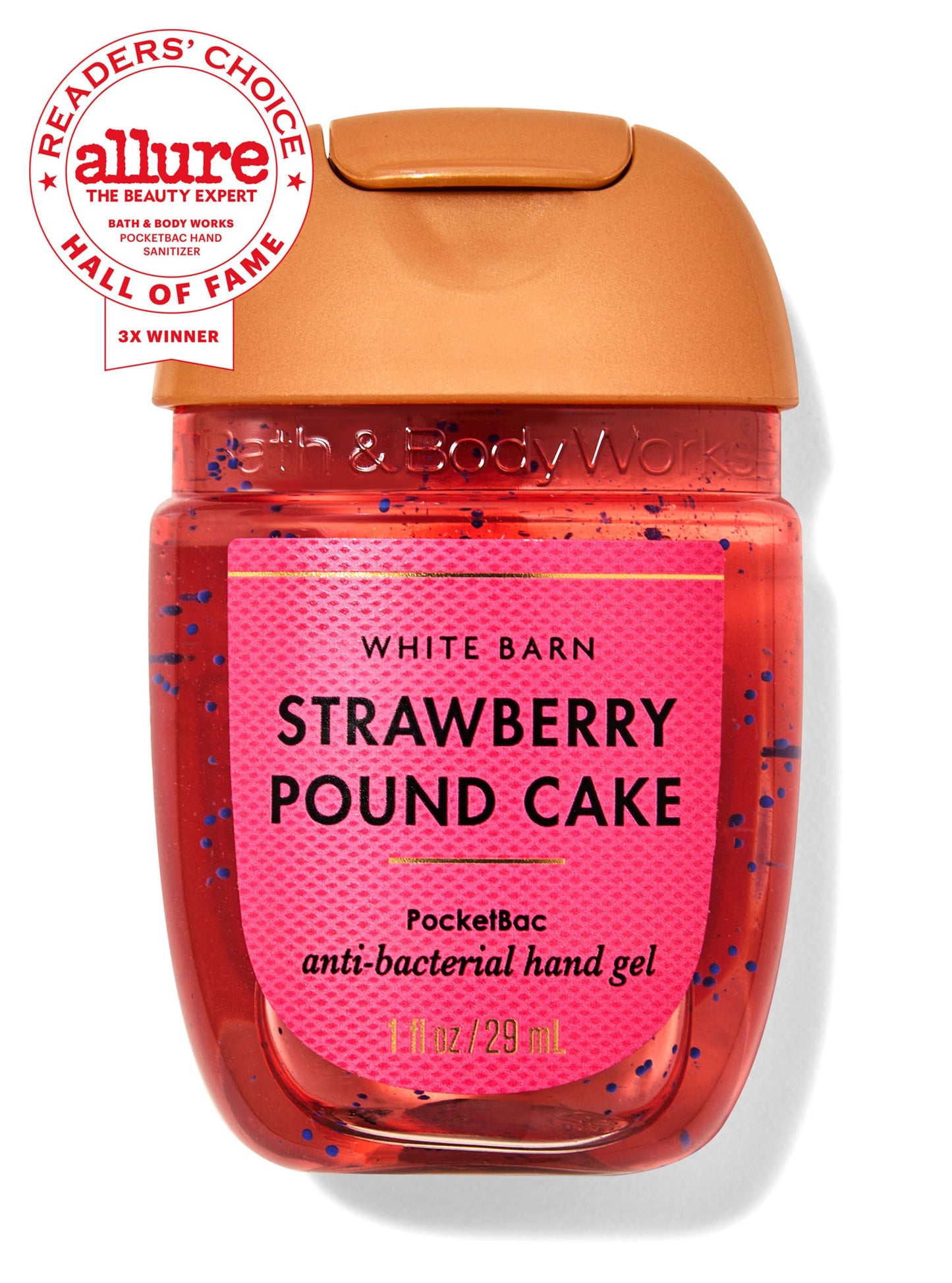 Strawberry Pound Cake PocketBac Hand Sanitizer - White Barn