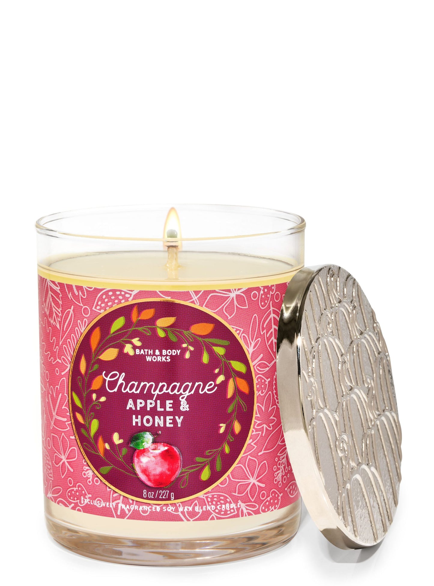Champagne Apple & Honey Single Wick Candle