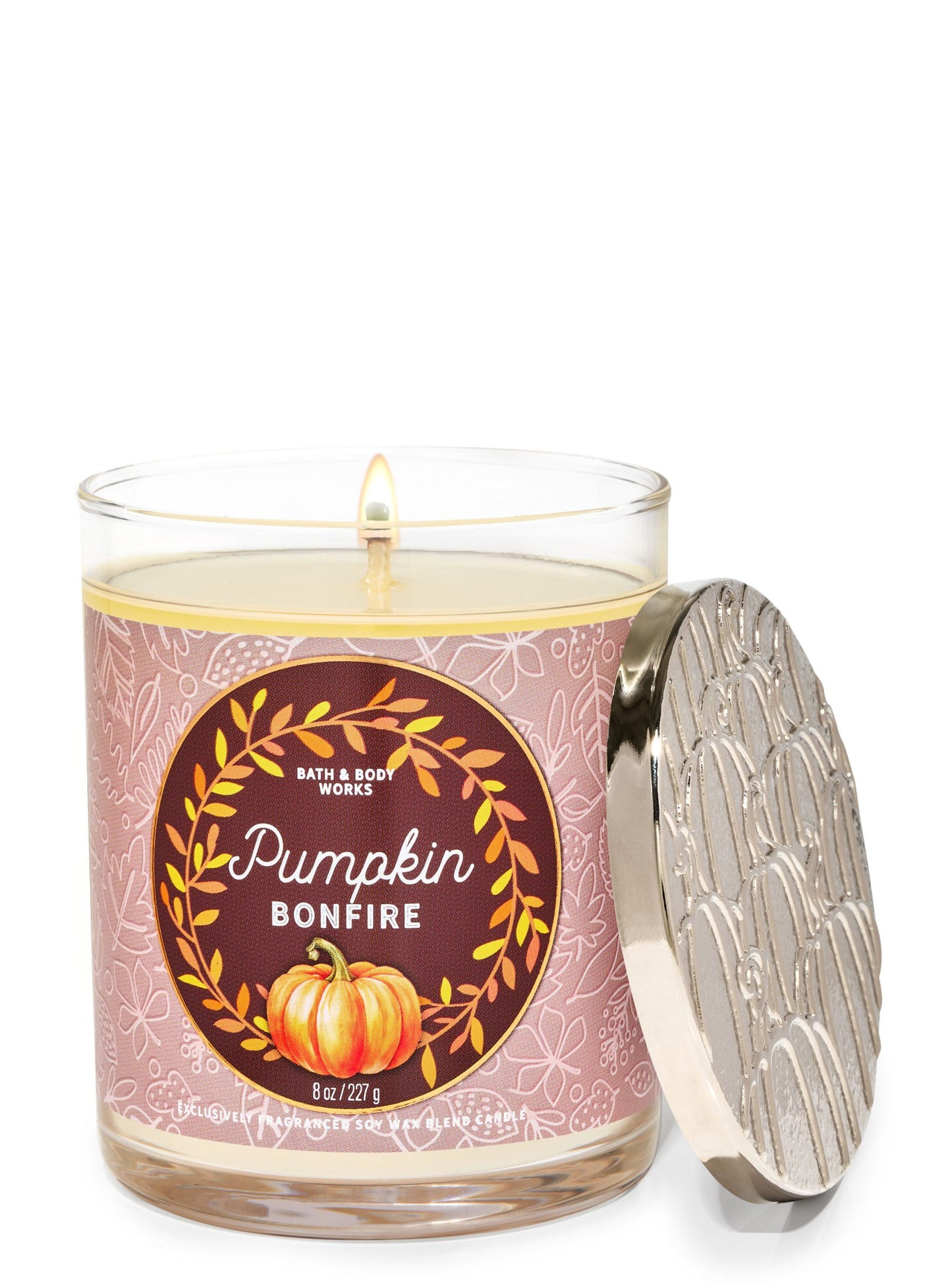 Pumpkin Bonfire Single Wick Candle