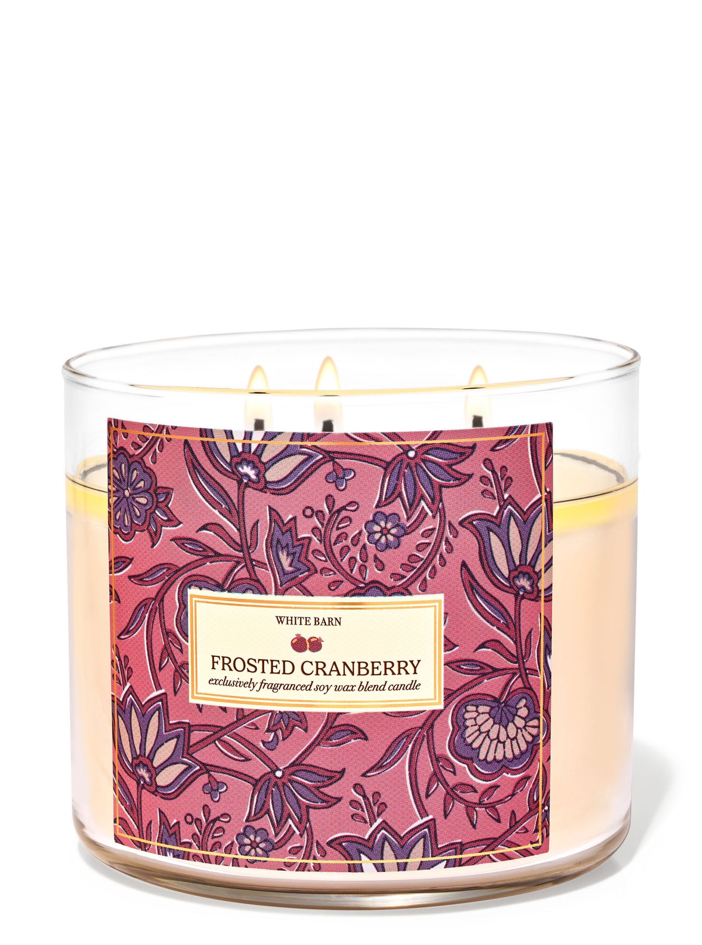 Frosted Cranberry 3-Wick Candle