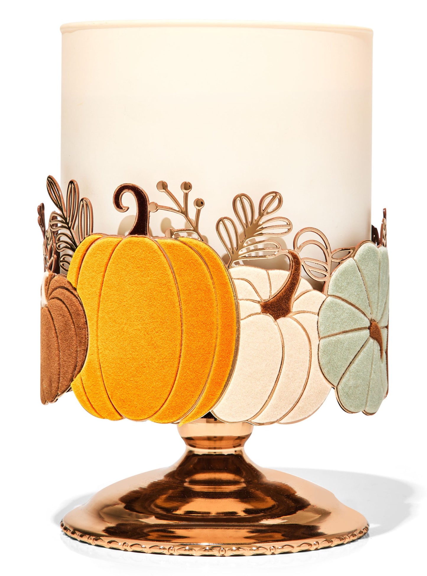 Pumpkin Ring 3-Wick Candle Holder