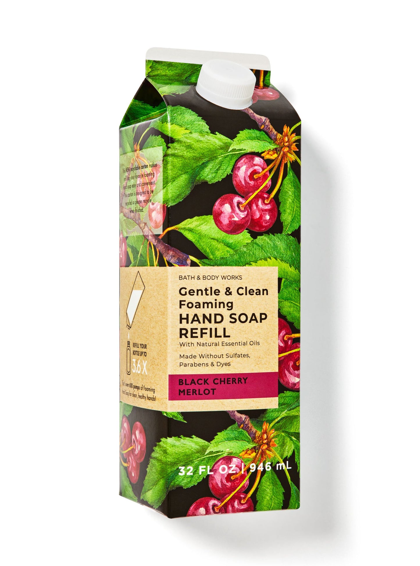 Black Cherry Merlot Gentle &amp; Clean Foaming Hand Soap Refill