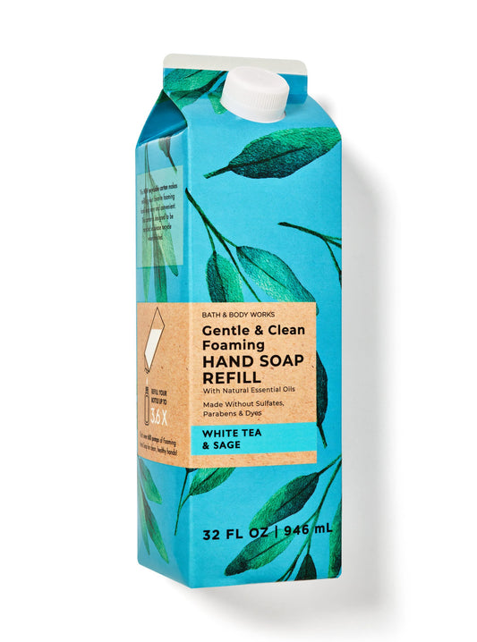 White Tea &amp; Sage Gentle &amp; Clean Foaming Hand Soap Refill