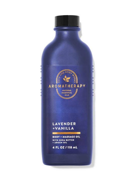 Lavender Vanilla Body and Massage Oil - Aromatherapy