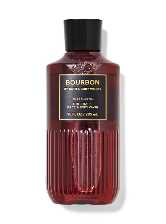 Bourbon 3-in-1 Hair, Face &amp; Body Wash - Mens