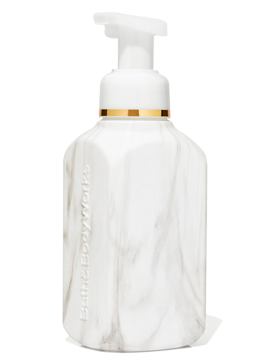 White Marble Gentle &amp; Clean Foaming Hand Soap Dispenser