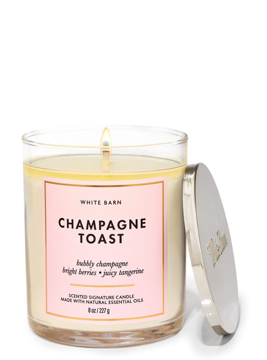 Champagne Toast Single Wick Candle