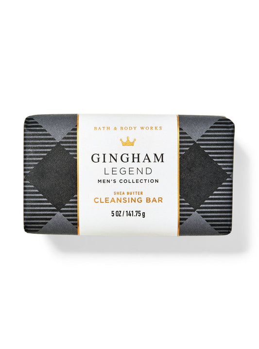 Gingham Legend Shea Butter Cleansing Bar - Mens