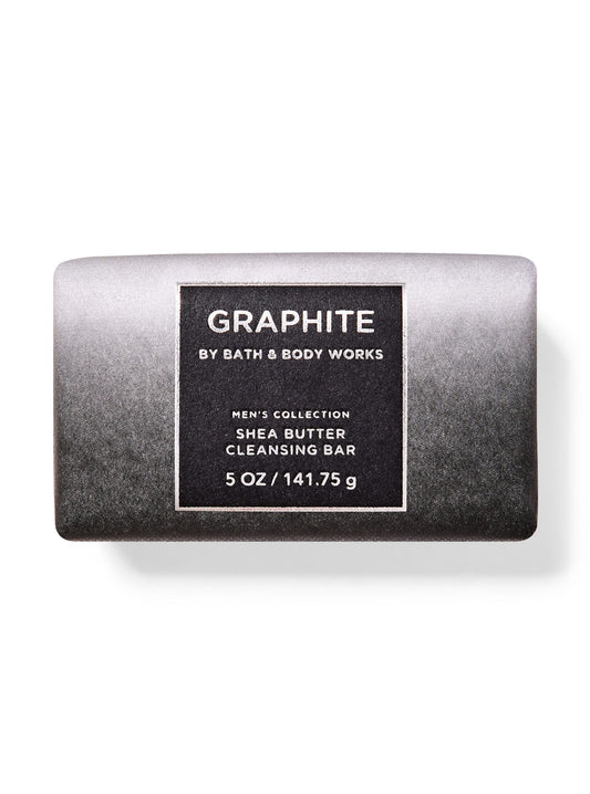 Graphite Shea Butter Cleansing Bar - Mens