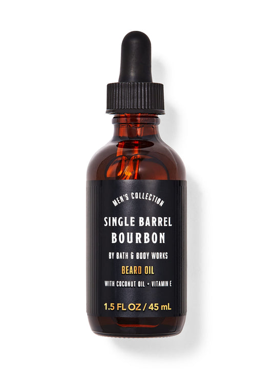 Single Barrel Bourbon Beard Oil - Mens