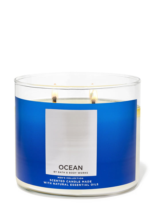Ocean 3-Wick Candle - Mens
