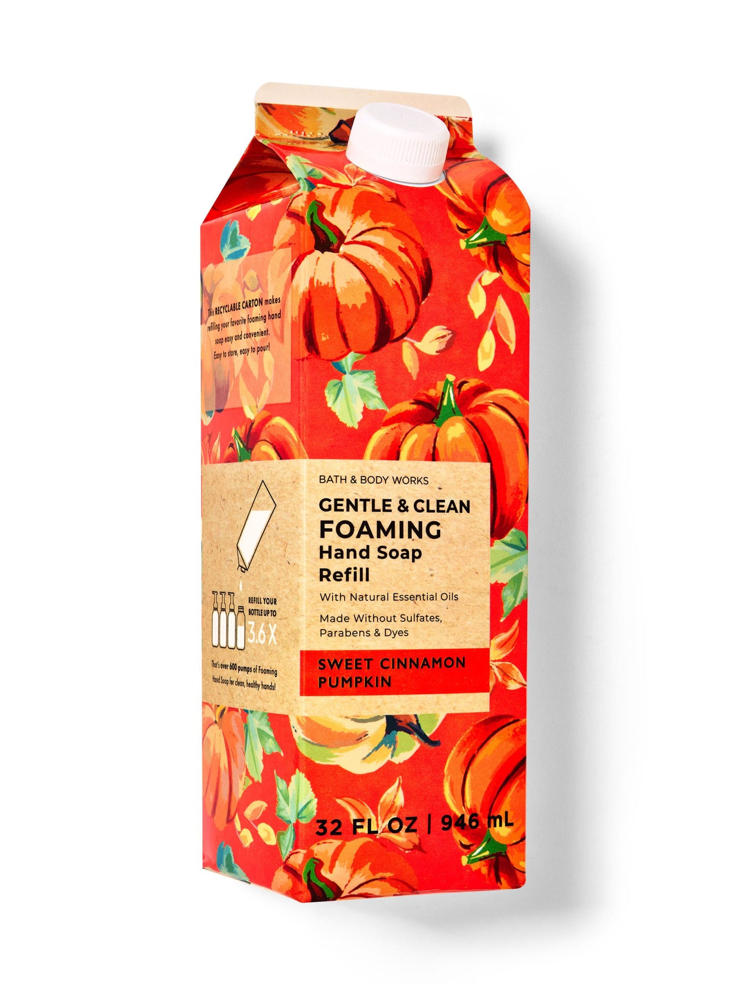 Sweet Cinnamon Pumpkin Gentle &amp; Clean Foaming Refill