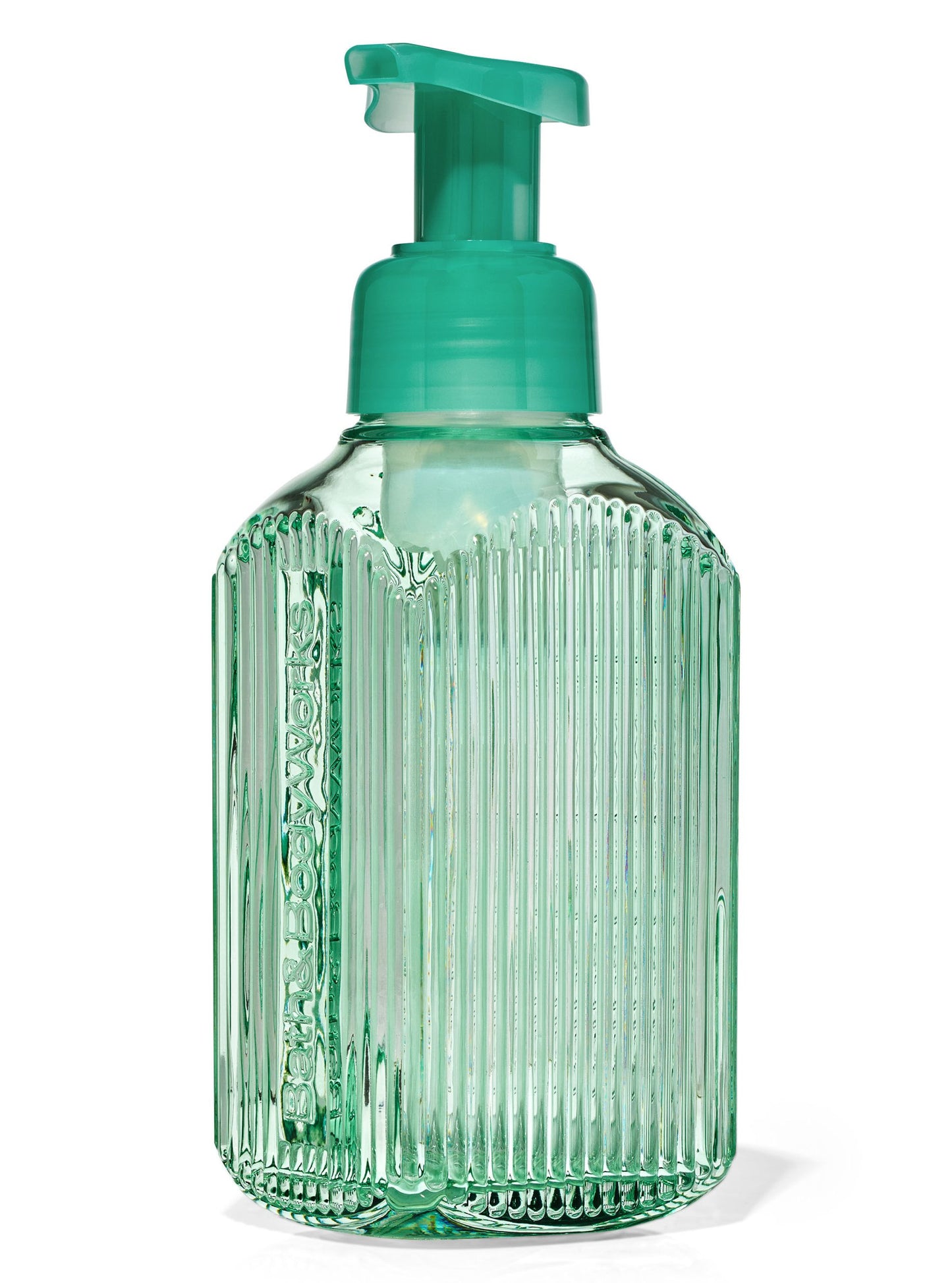 Sage Vertical Lines Gentle &amp; Clean Foaming Hand Soap Dispenser