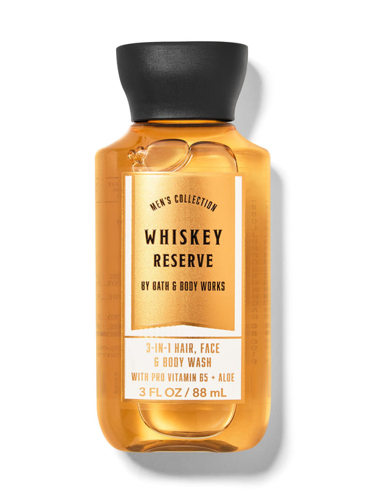 Whiskey Reserve Travel Size Body Wash - Mens