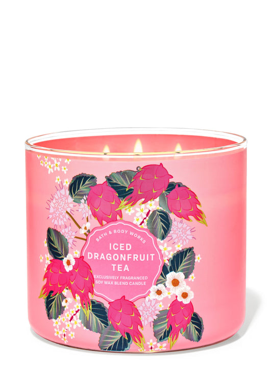 Iced Dragon Fruit Tea 3-Wick Candle