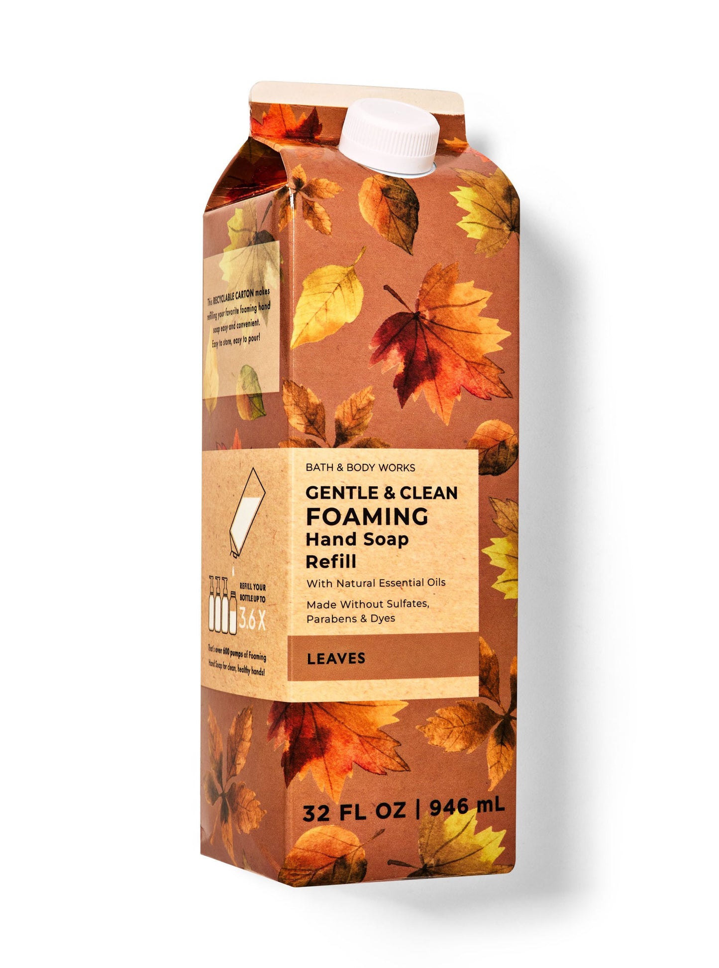 Leaves Gentle &amp; Clean Foaming Refill