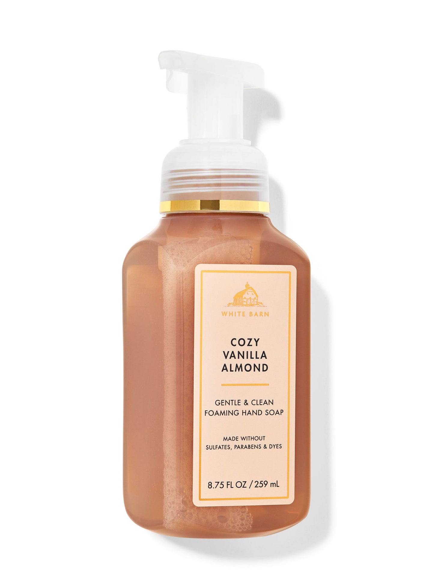 Cozy Vanilla Almond Gentle &amp; Clean Foaming Hand Soap