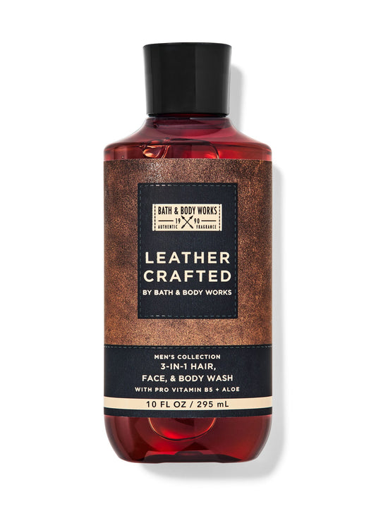 Leather Crafted 3-in-1 Hair, Face &amp; Body Wash - Mens