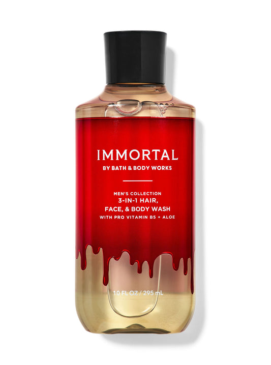 Immortal 3-in-1 Hair, Face &amp; Body Wash - Mens