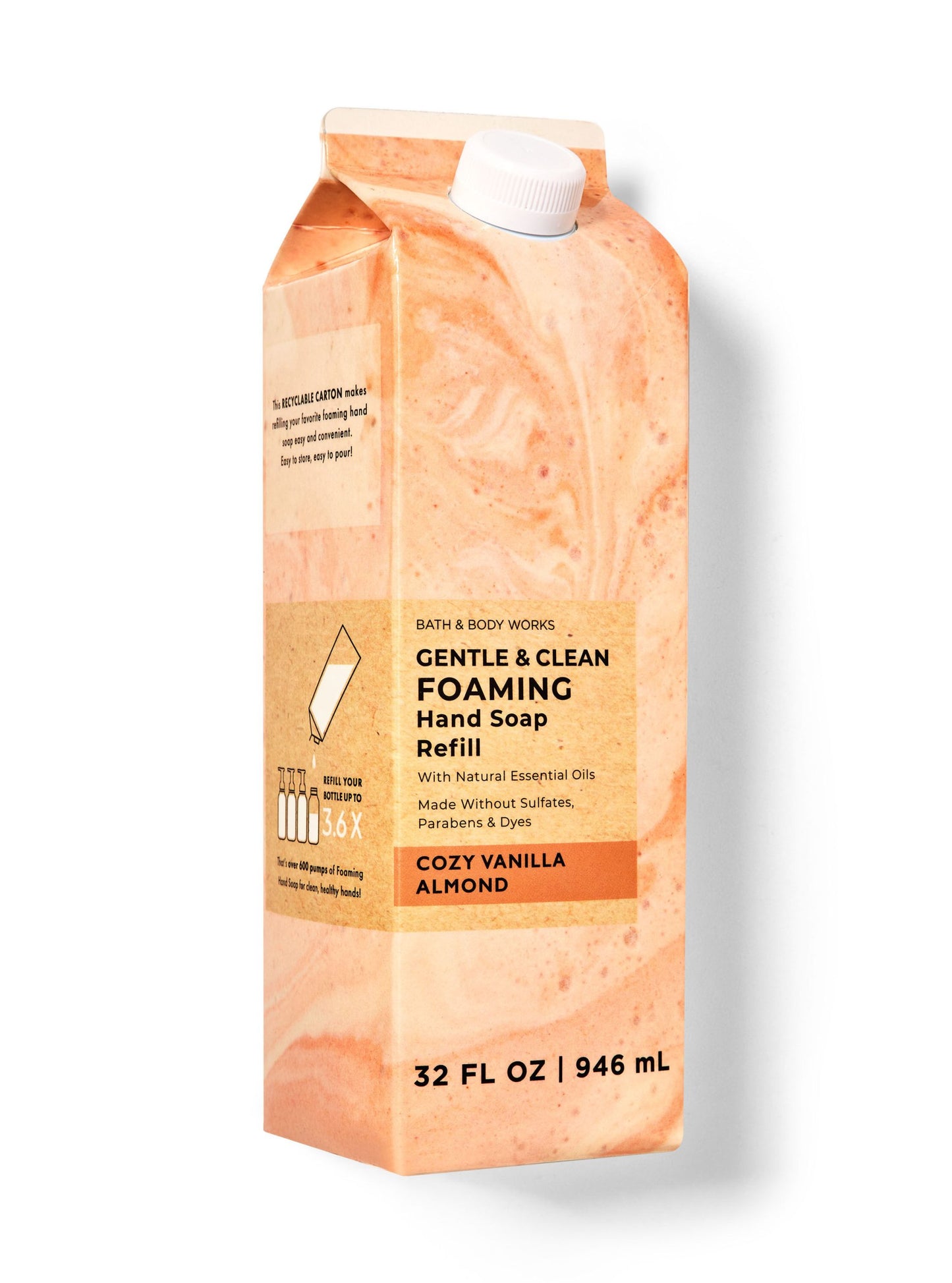 Cozy Vanilla Almond Gentle &amp; Clean Foaming Refill