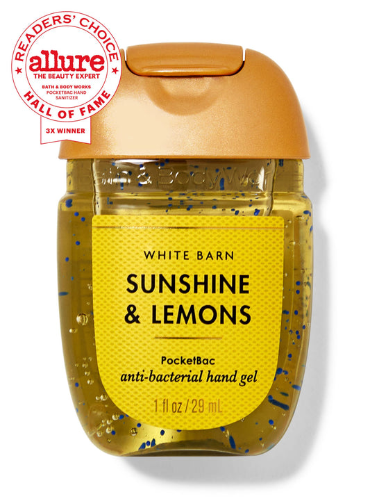 Sunshine &amp; Lemons PocketBac Hand Sanitizer - White Barn