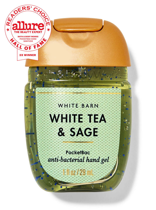 White Tea &amp; Sage PocketBac Hand Sanitizer - White Barn