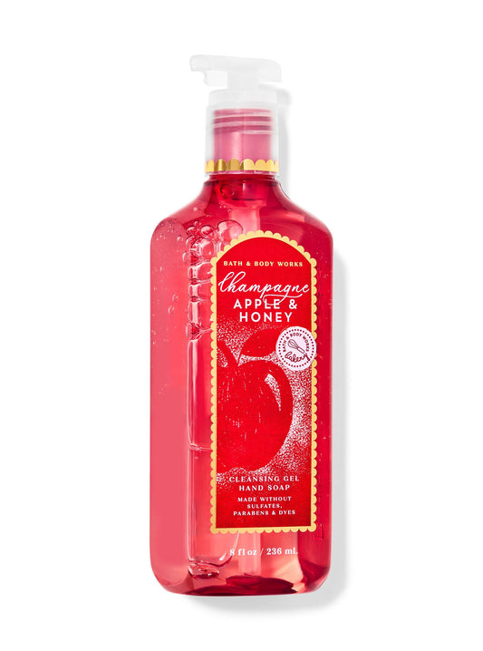 Champagne Apple &amp; Honey Cleansing Gel Hand Soap