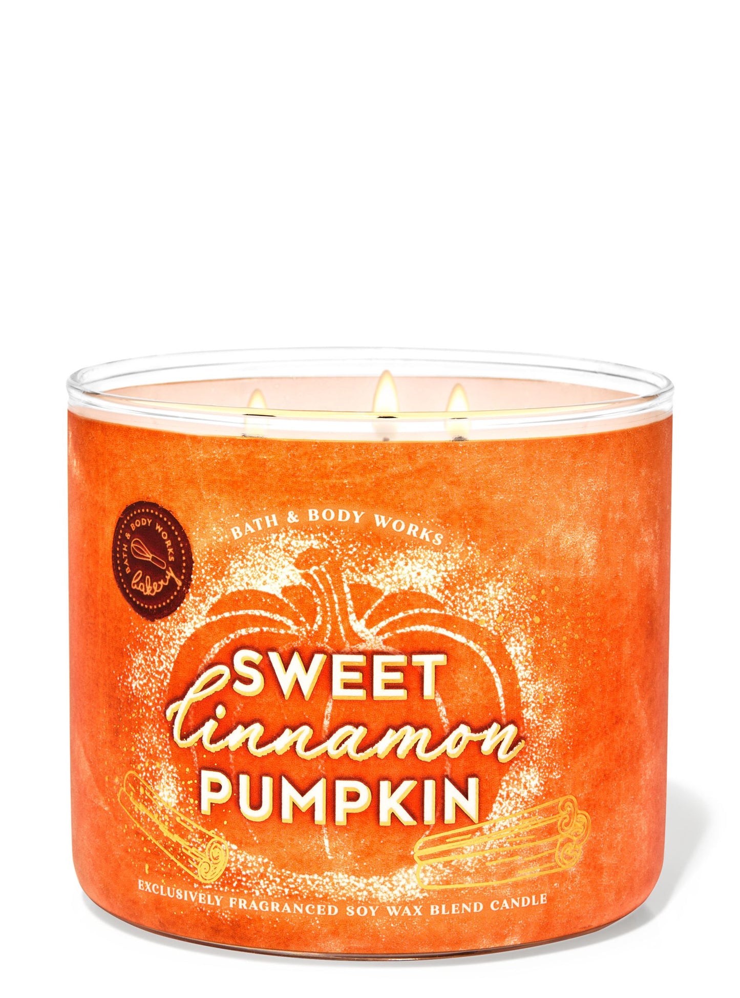 Sweet Cinnamon Pumpkin 3-Wick Candle