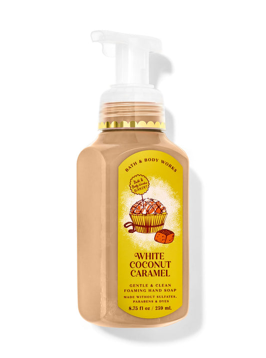 White Coconut Caramel Gentle &amp; Clean Foaming Hand Soap