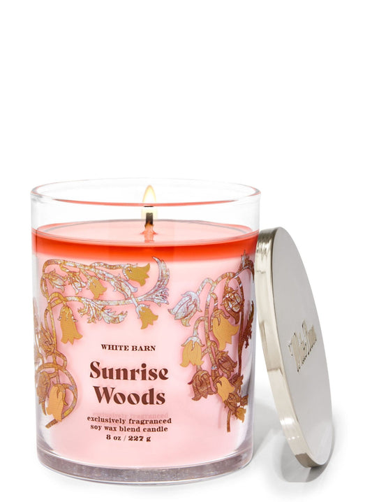 Sunrise Woods Single Wick Candle