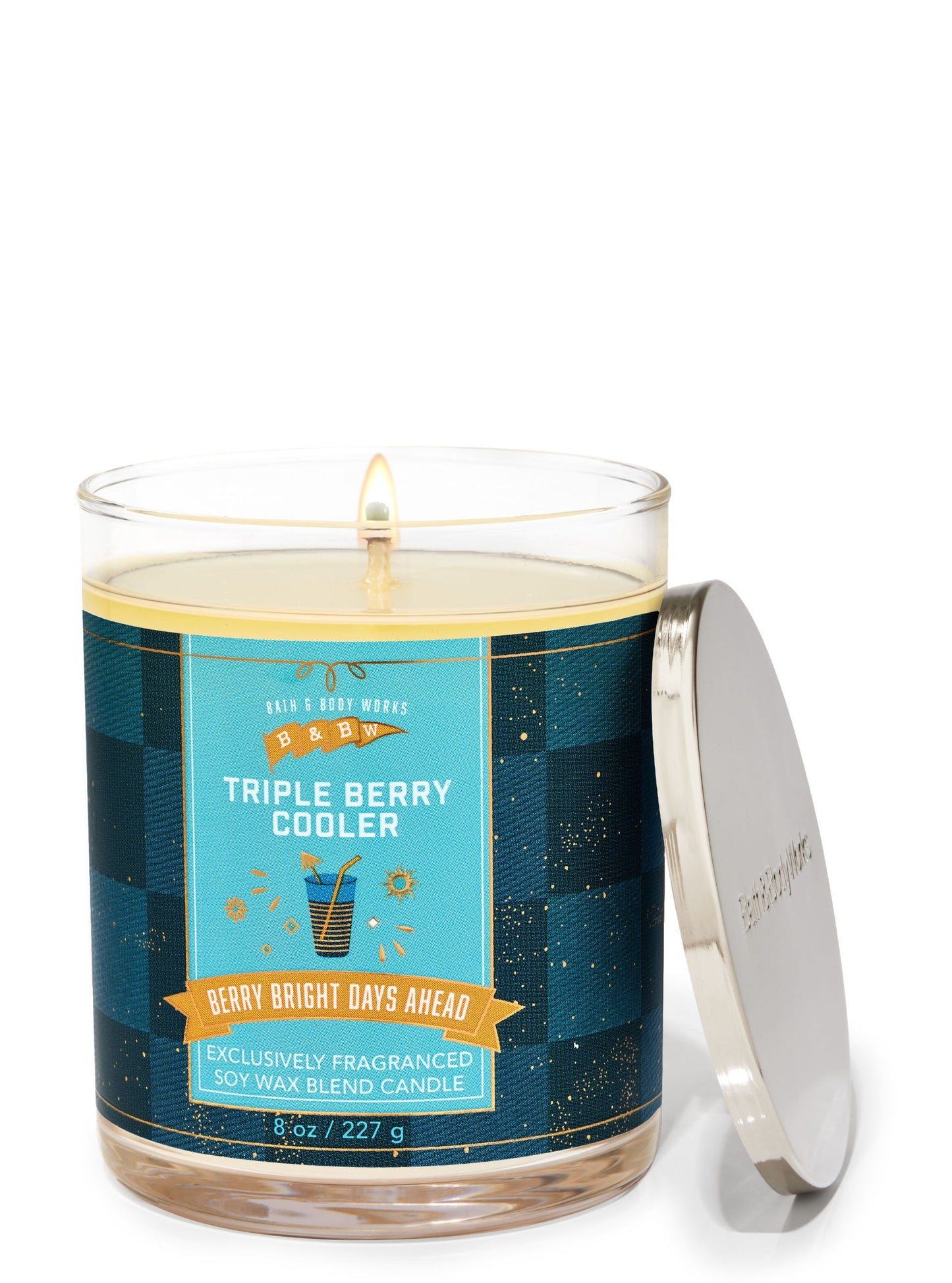 Triple Berry Cooler Single Wick Candle