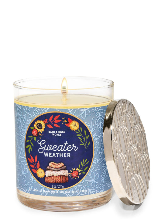 Sweater Weather Single Wick Candle