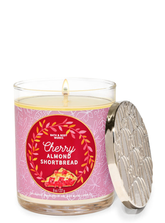 Cherry Almond Shortbread Single Wick Candle