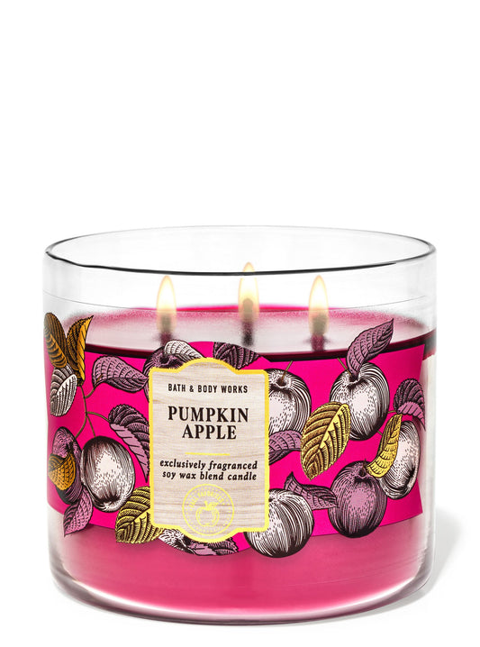 Pumpkin Apple 3-Wick Candle