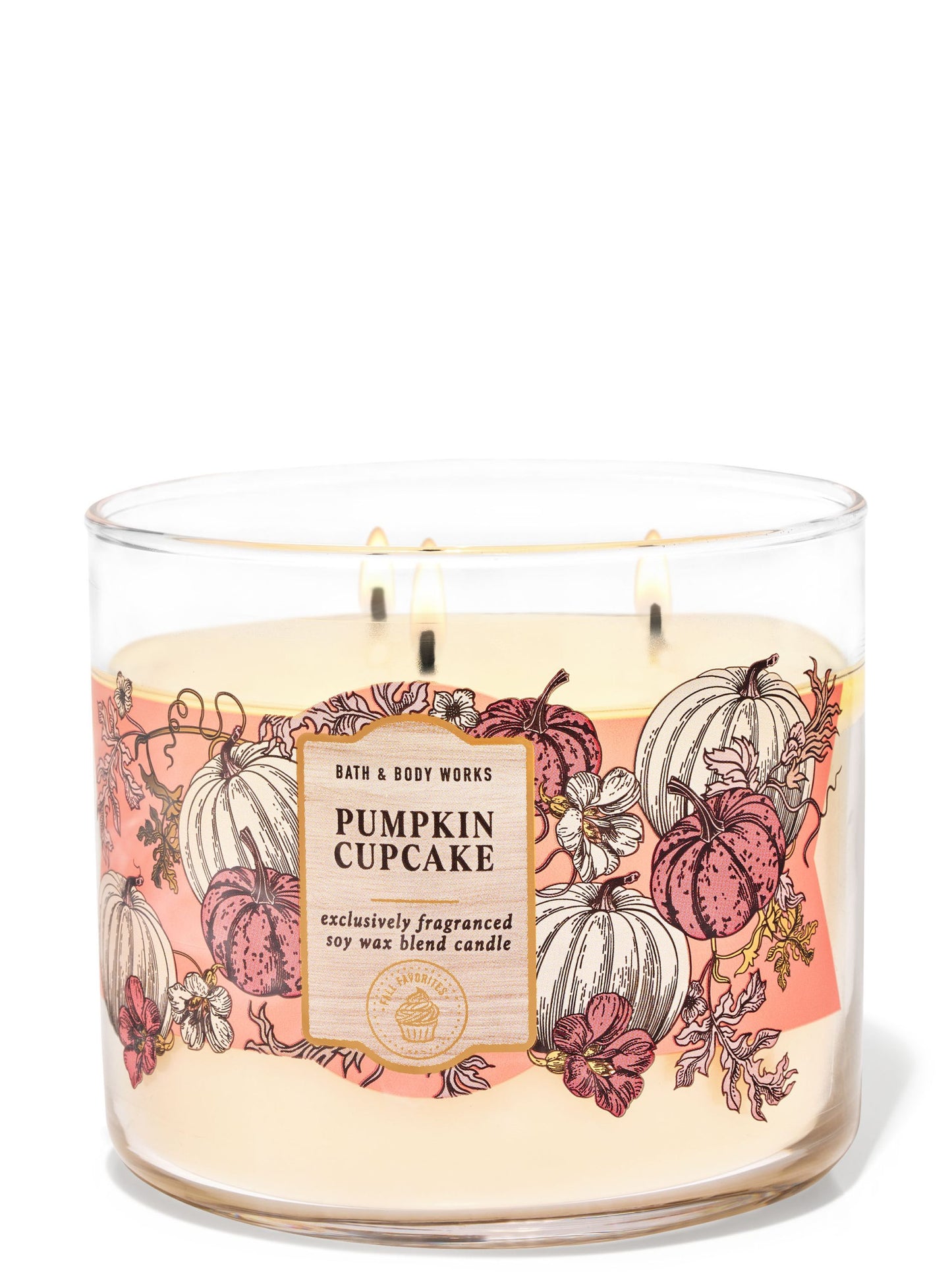Pumpkin Cupcake 3-Wick Candle